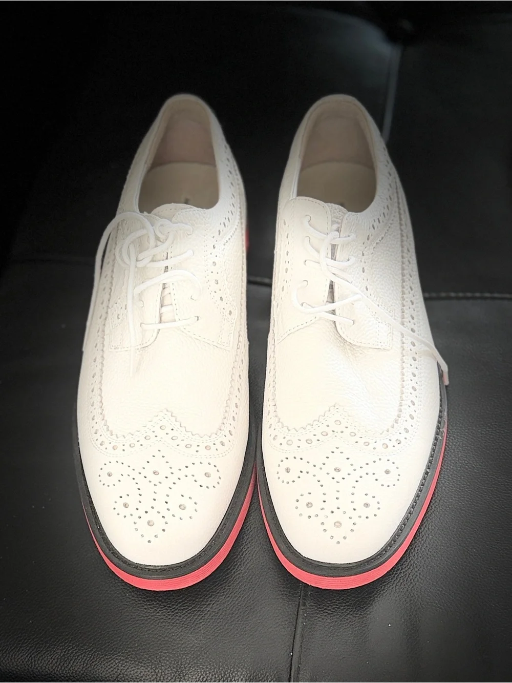 Marc Nolan Alexander Leather Wingtip Oxford Red Sole Mens 9